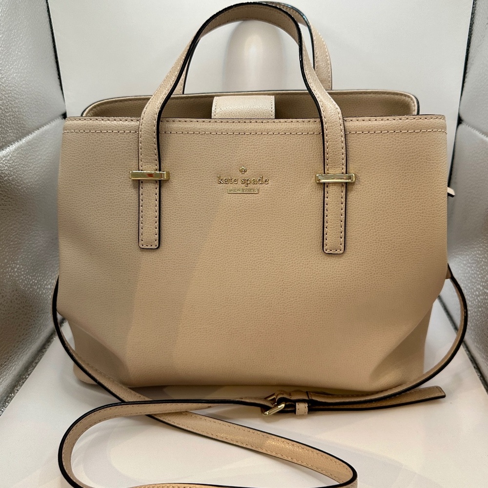 COPY - KATE SPADE CEDAR STREET NATURAL CROSSBODY TAN IN COLOR